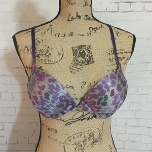 VICTORIA'S SECRET Miraculous Plunge Purple Bra